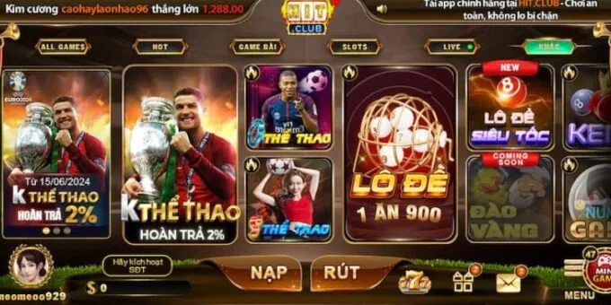 Các Loại Trò Chơi Phổ Biến Trên HitClub